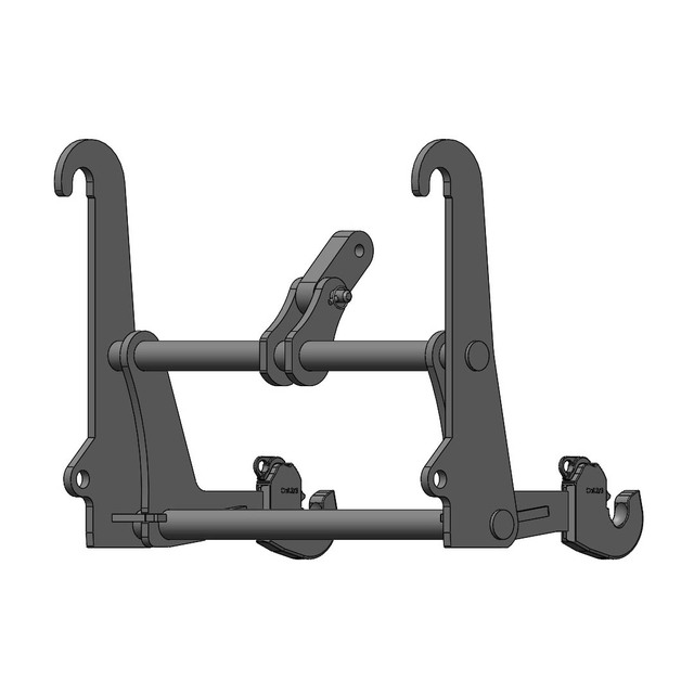 Interface Chargeur Attelage JCB Q-FIT-3 PTS CAT 2 Main CAT 2/3 référence fournisseur 408577